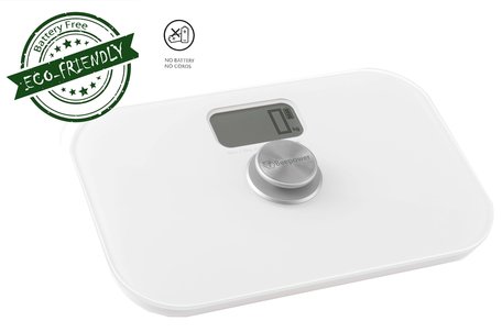 Beepower Mini Personenweegschaal | Self powered | Geen baterij nodig | Wit